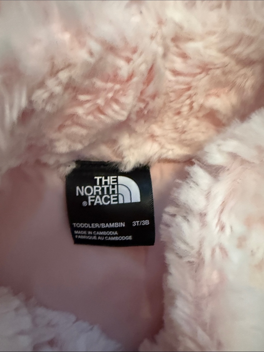 The North Face Pink Plush Toddler Vest 3t - Picture 2 of 8